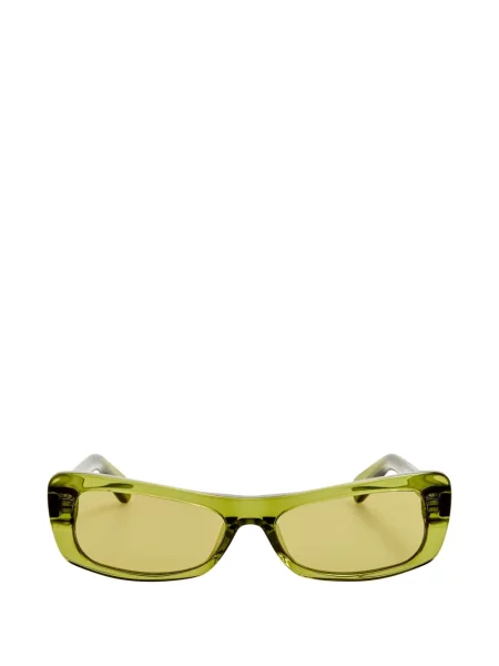 Ochelari de soare Jacquemus cu imprimeu geometric verde