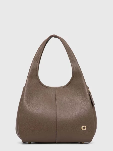 Rucsac Coach din piele maro