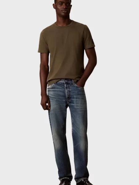 Футболка Calvin Klein из джерси оливковая