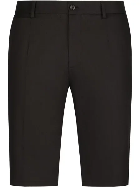 Pantaloni scurți Dolce & Gabbana cu broderie negru