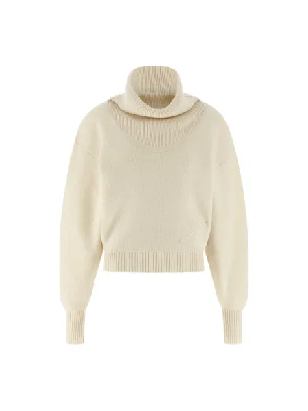 Sweter z kaszmiru Jacquemus wełniany biały