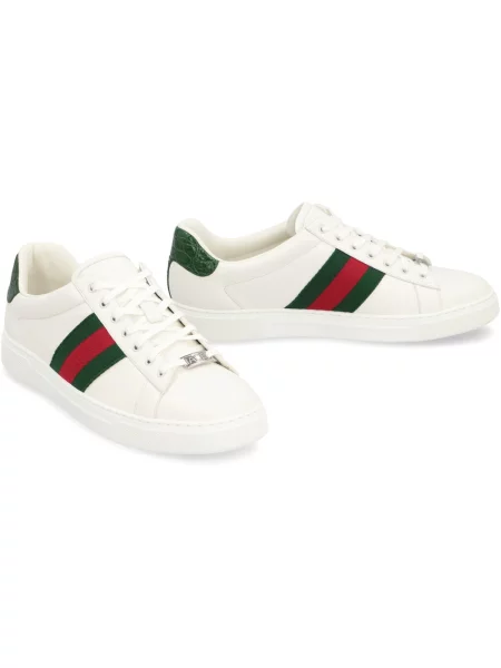 Sneakersy Gucci Ace skórzane białe