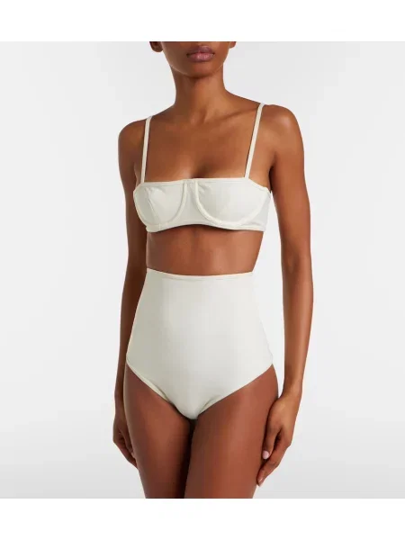 Bikini Toteme cu talie înaltă alb