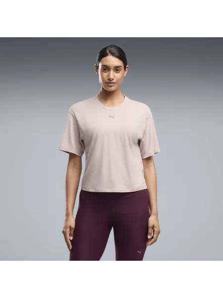 PUMA koszulka CLOUDSPUN o luÅºnym kroju OdzieÅ¼ RÃ³Å¼owy XXS różowa