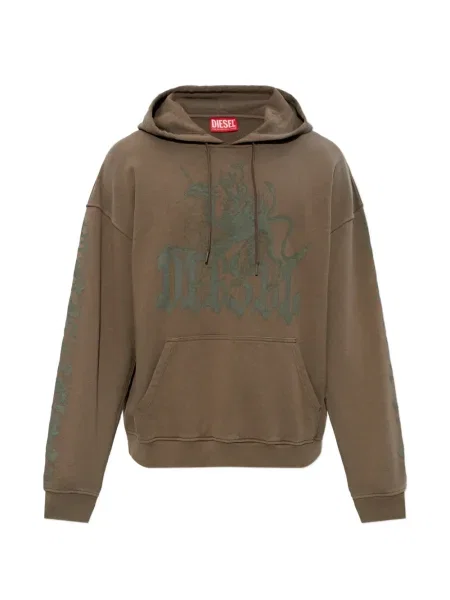 Hanorac cu glugă Diesel maro