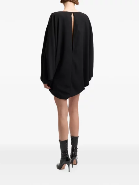 Rochie mini 16arlington cu franjuri negru