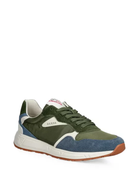 Sneakerși Guess cu imagine verde