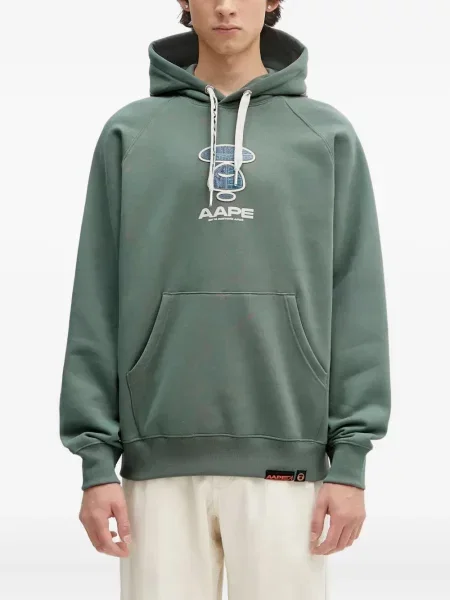 Hanorac cu glugă Aape By A Bathing Ape verde