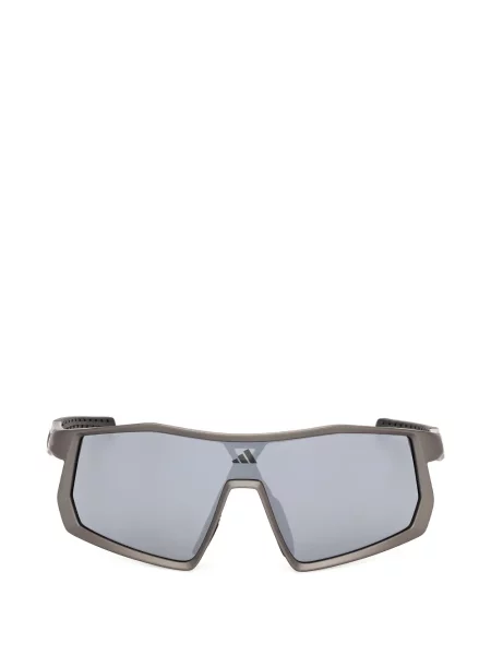 Ochelari de soare Adidas cu imprimeu geometric gri