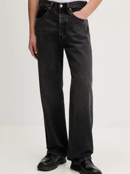 Kavbojke Levi's LOOSE črna