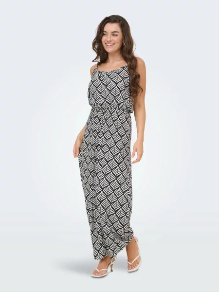 JDY Rochie de vară JDYSEZEN negru alb