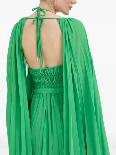 Rochie maxi Beatrice B de costum verde