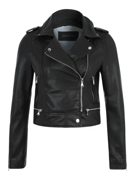 OAKWOOD Geacă de primăvară-toamnă negru