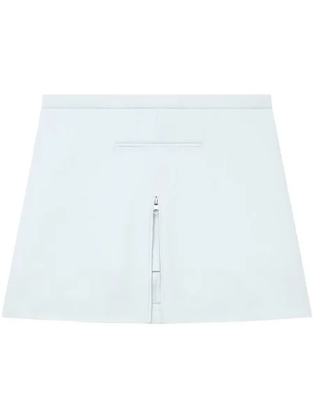 Fustă Courreges din țesătură twill albastru