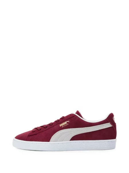 Sneakerși Puma Suede din piele de căprioară clasici roșu