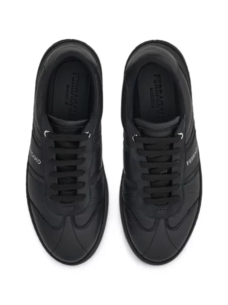 Sneakerși Ferragamo cu imagine negru