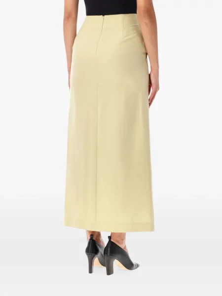 Fusta maxi Auralee galben