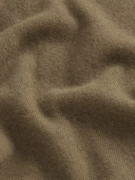 Pulover Woolrich cu decolteu rotund maro