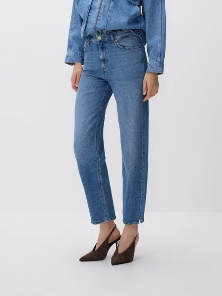 Reserved Джинси straight fit синій
