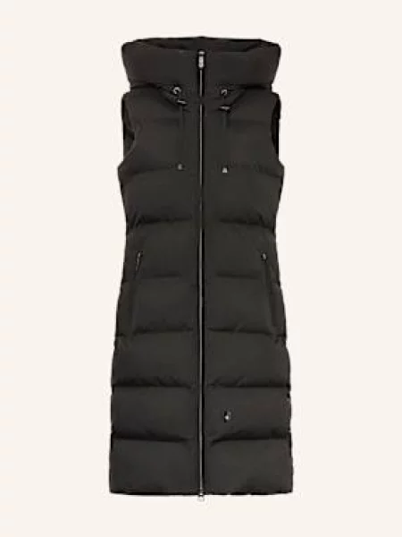 Wellensteyn Prošívaná Vesta Goldmine Long Vest S Izolací Dupont™ Sorona® černá