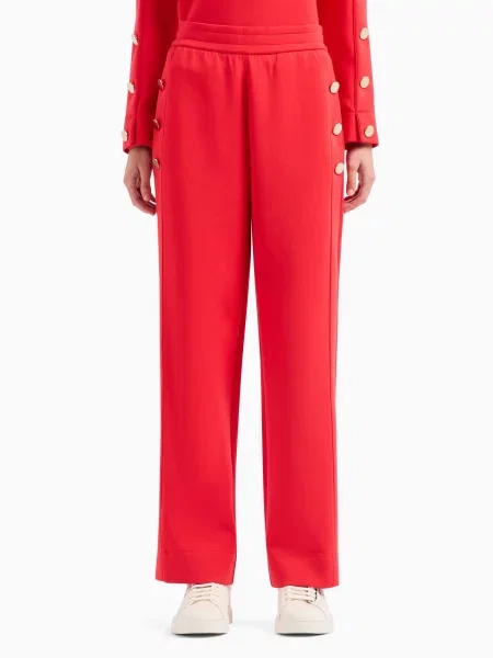 Emporio Armani Chinese New Year Штани спортивні Бавовна/поліестер/еластан червоний