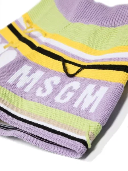 Szorty dziecięce Msgm fioletowe