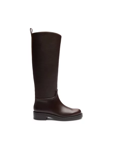Kozaki Stuart Weitzman skórzane brązowe