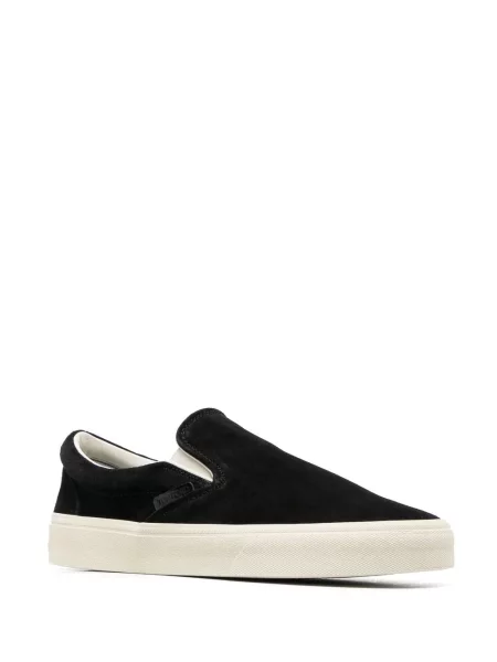 Zomšinės slip on sportbačiai Tom Ford juoda