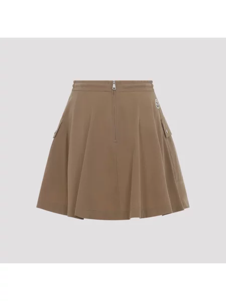 Spódnica mini Moncler beżowa