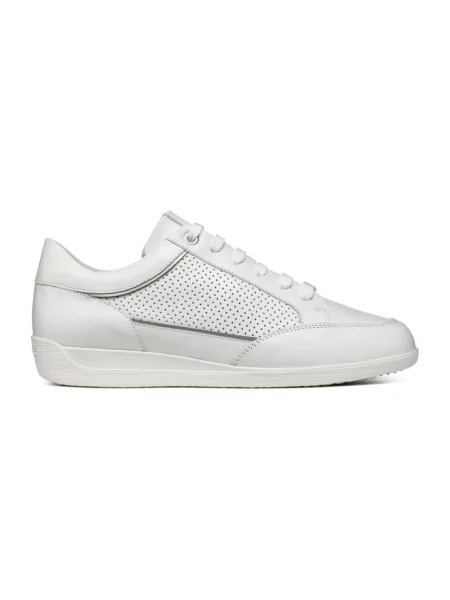 Sneakersy Geox zamszowe białe