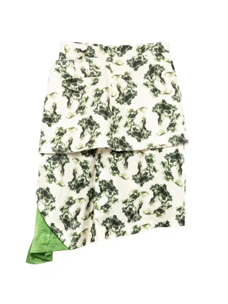 Fustă Toga cu model floral din canvas