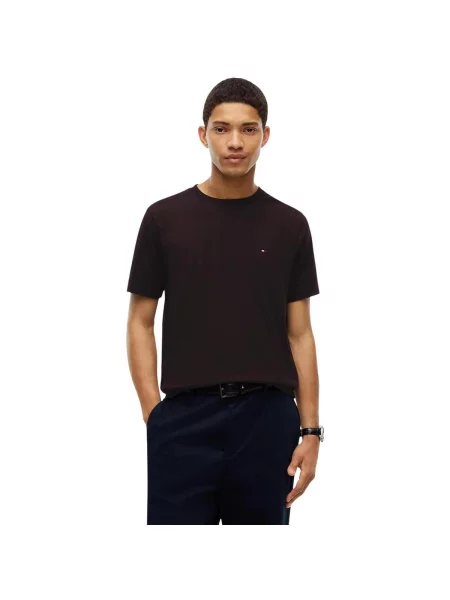 Tricou Tommy Hilfiger maro