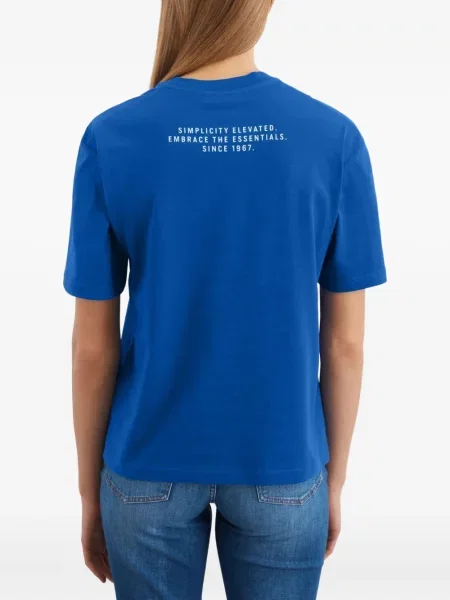 Tricou Marc O'polo cu imagine albastru