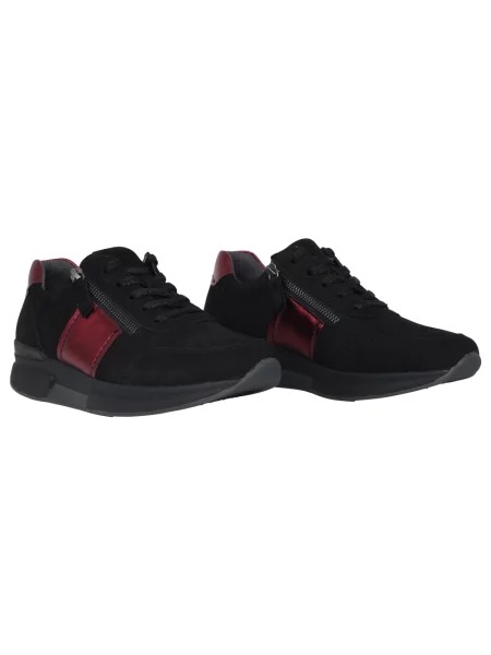 Sneakersy Gabor zamszowe czarne