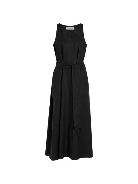 Cu centură rochie midi Another Tomorrow negru