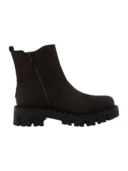 TOM TAILOR Botine închis maro