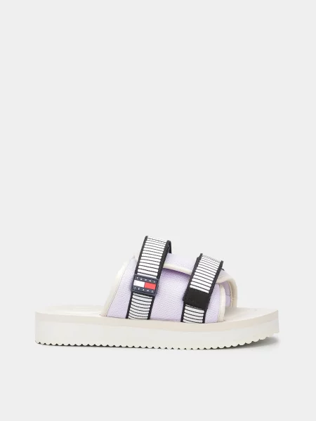 Tommy Hilfiger Шльопанці Перероблений бежевий