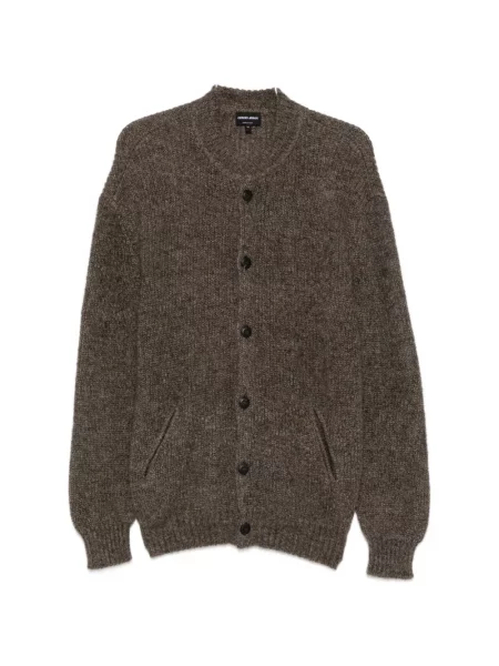 Cardigan Giorgio Armani maro