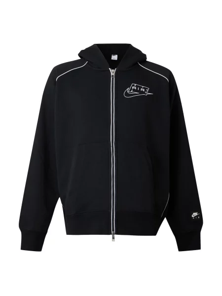 Nike Sportswear Hanorac AIR negru alb