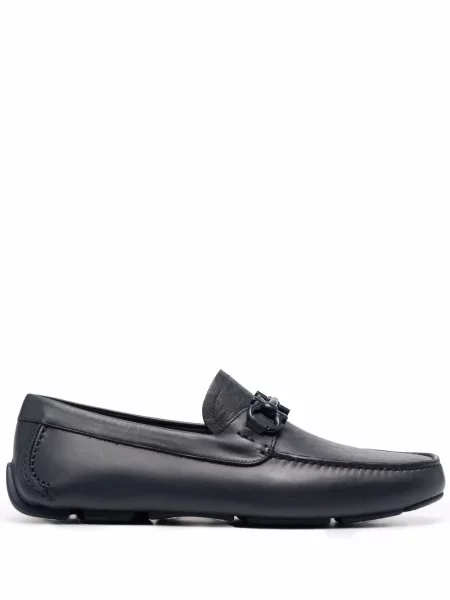 Pantofi loafer Ferragamo din piele albastru