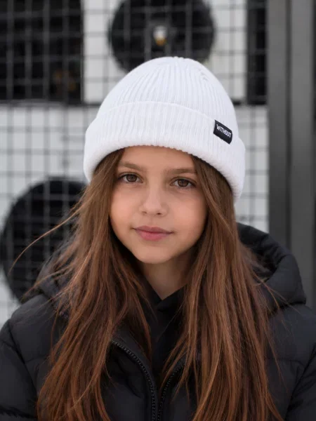 Шапка Without белая