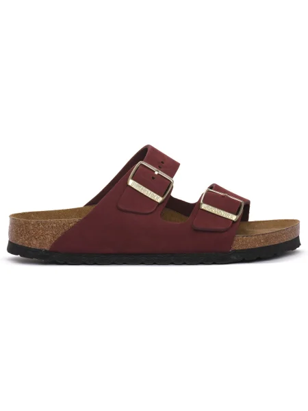 Pantofi BIRKENSTOCK ARIZONA SFB NABOUCK CALZ S roșu