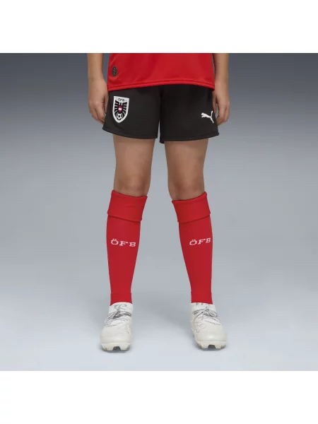 PUMA Młodzieżowe szorty reprezentacji Austrii Odzież czarny