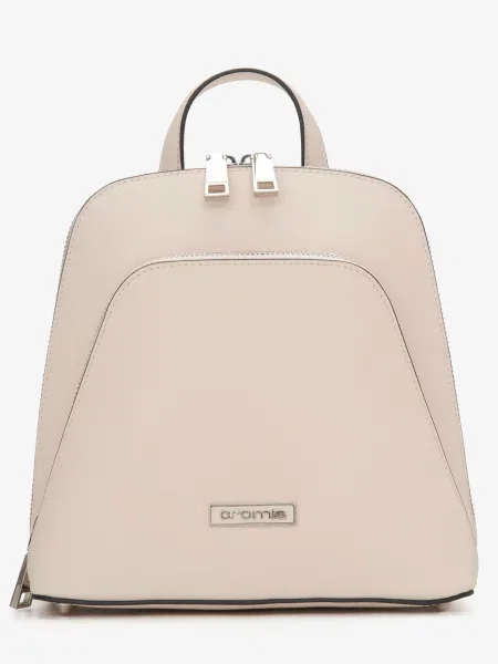 Cromia Рюкзак Шкіра бежевий