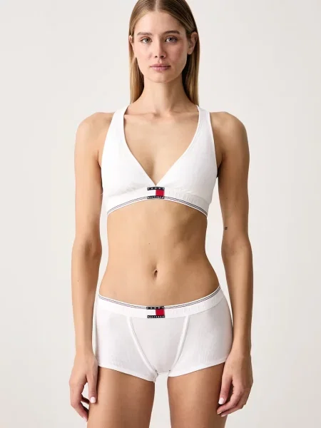 Tommy Hilfiger boxerky dámske s bavlnou biela