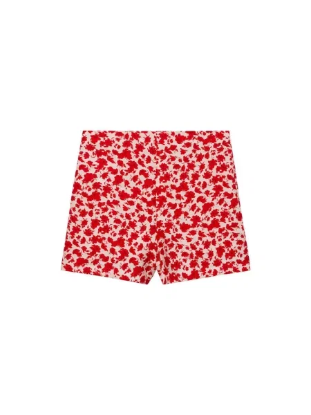 MANGO Pantaloni Concha roșu / murdar alb