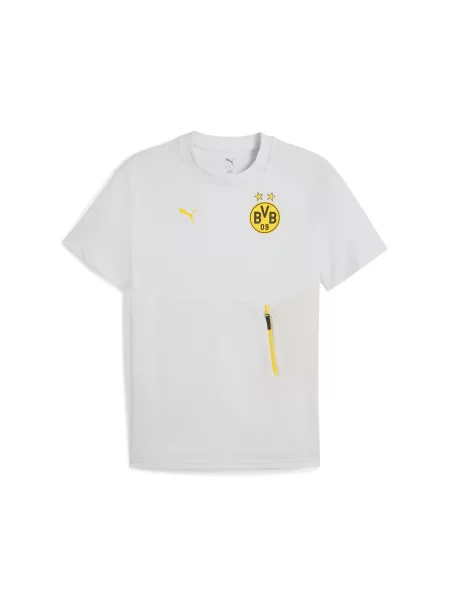 Koszulka Borussia Dortmund PUMATECH z kieszenią srebrna