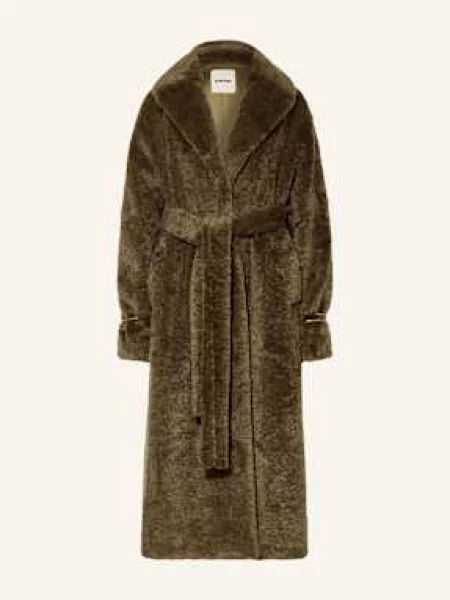 Darkpark Płaszcz Z Pluszowego Materiału Madison gruen brązowy
