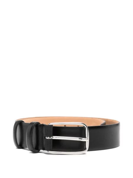 Pasek Nackiyé skórzany czarny