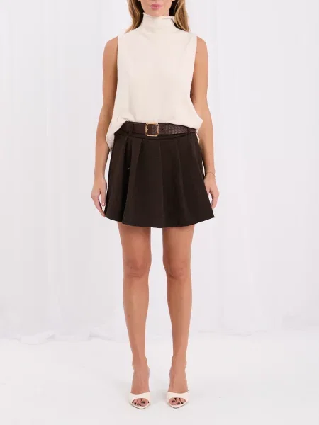 Kratke hlače Italy Moda smeđa